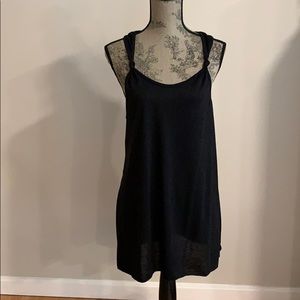 Black cover-up style dress